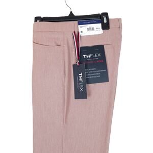 Tommy Hilfiger Men’s Modern-Fit Stretch Twill Dress Pants Rose Pink 34x34 NWT